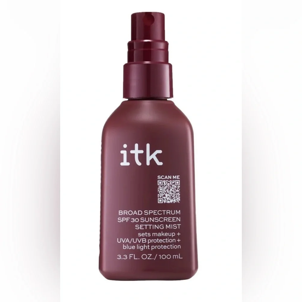 NWT - In the Know ITK SPF 30 Sunscreen Makeup Setting Mist 3.3 oz